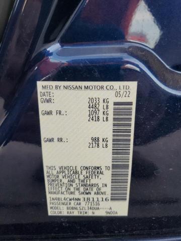 Photo 11 VIN: 1N4BL4CW4NN381116 - NISSAN ALTIMA SR 