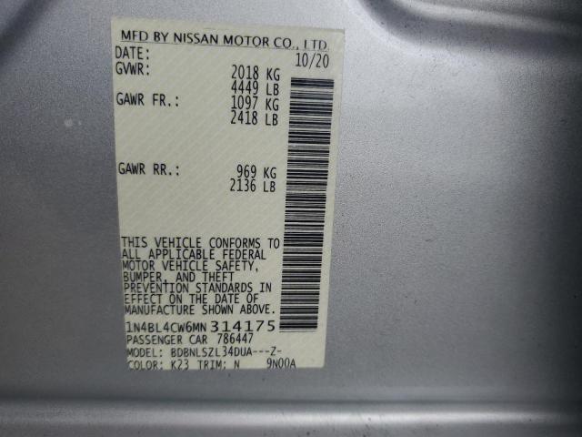 Photo 11 VIN: 1N4BL4CW6MN314175 - NISSAN ALTIMA 