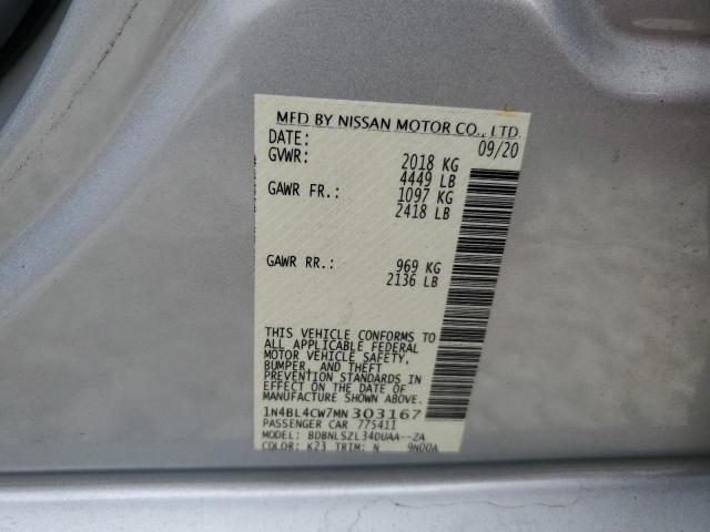 Photo 11 VIN: 1N4BL4CW7MN303167 - NISSAN ALTIMA 