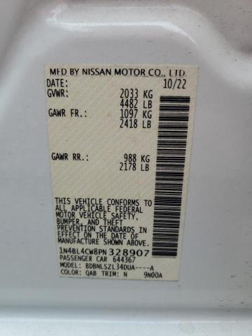 Photo 11 VIN: 1N4BL4CW8PN328907 - NISSAN ALTIMA SR 