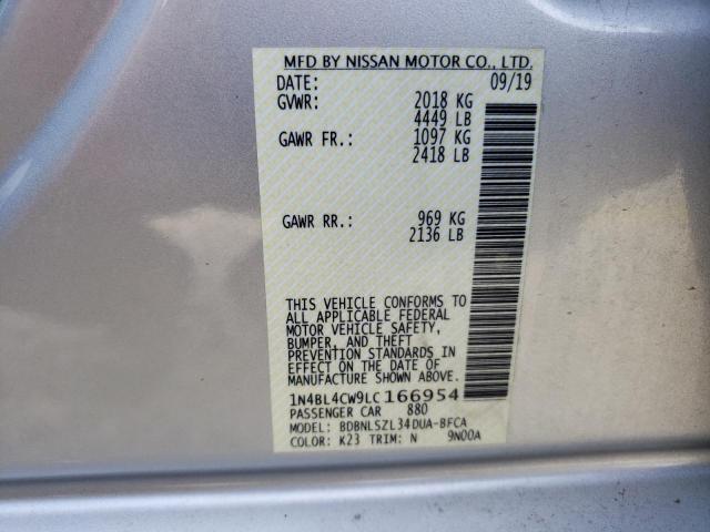 Photo 11 VIN: 1N4BL4CW9LC166954 - NISSAN ALTIMA SR 