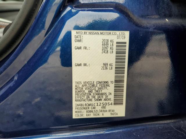 Photo 11 VIN: 1N4BL4CWXLC125054 - NISSAN ALTIMA SR 