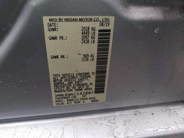 Photo 11 VIN: 1N4BL4CWXLC142887 - NISSAN ALTIMA SR 