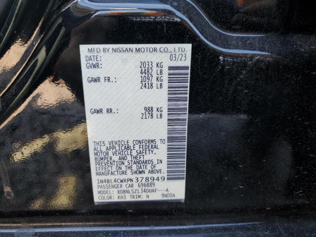 Photo 11 VIN: 1N4BL4CWXPN378949 - NISSAN ALTIMA SR 