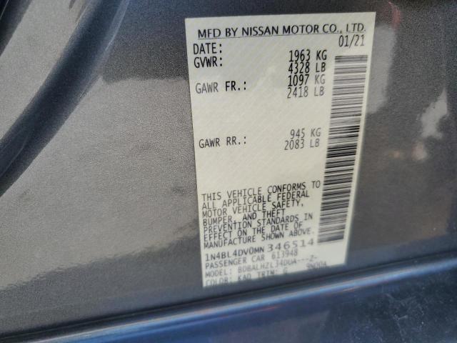 Photo 11 VIN: 1N4BL4DV0MN346514 - NISSAN ALTIMA 