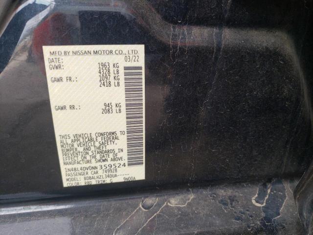 Photo 12 VIN: 1N4BL4DV0NN359524 - NISSAN ALTIMA SV 