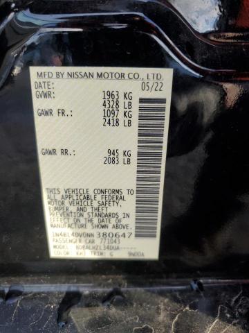 Photo 11 VIN: 1N4BL4DV0NN380647 - NISSAN ALTIMA 