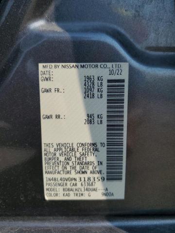 Photo 11 VIN: 1N4BL4DV0PN318359 - NISSAN ALTIMA SV 