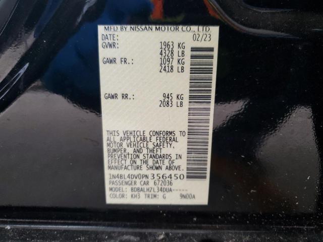 Photo 12 VIN: 1N4BL4DV0PN356450 - NISSAN ALTIMA 