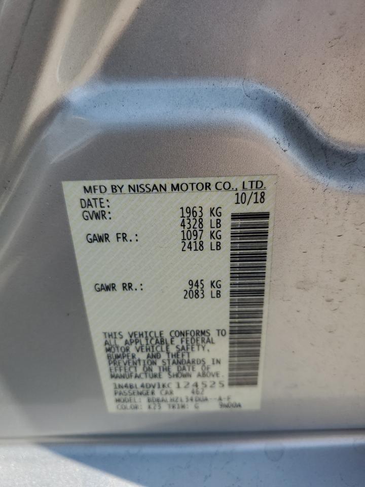 Photo 11 VIN: 1N4BL4DV1KC124525 - NISSAN ALTIMA 