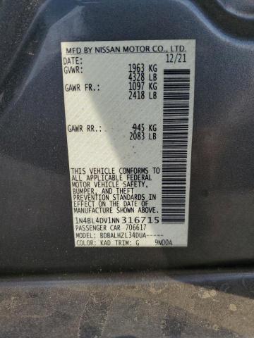 Photo 12 VIN: 1N4BL4DV1NN316715 - NISSAN ALTIMA 