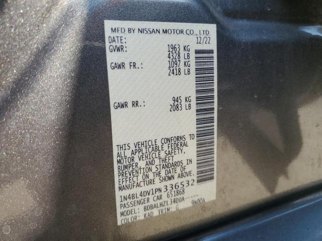 Photo 13 VIN: 1N4BL4DV1PN336532 - NISSAN ALTIMA SV 