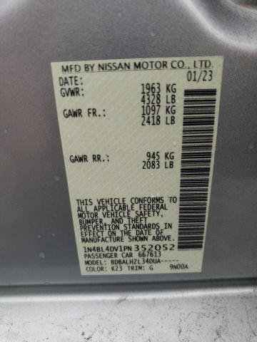 Photo 12 VIN: 1N4BL4DV1PN352052 - NISSAN ALTIMA SV 