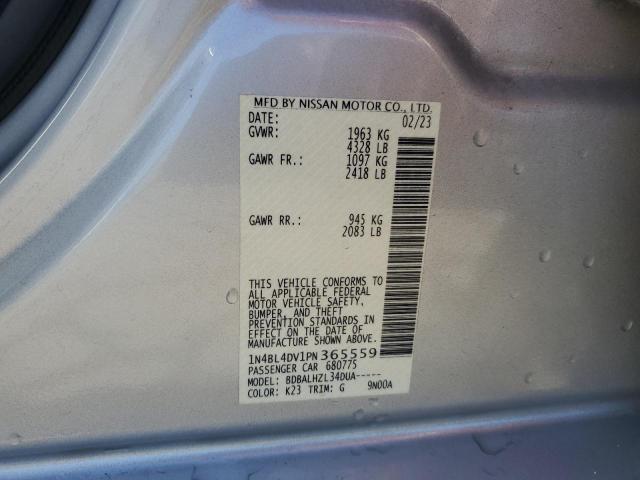 Photo 12 VIN: 1N4BL4DV1PN365559 - NISSAN ALTIMA SV 