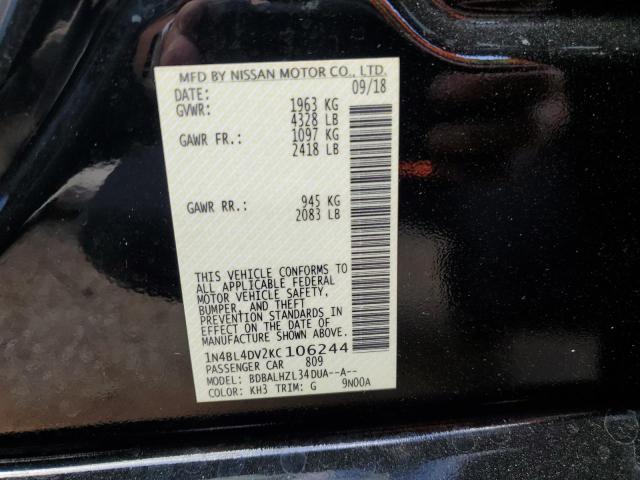 Photo 11 VIN: 1N4BL4DV2KC106244 - NISSAN ALTIMA 