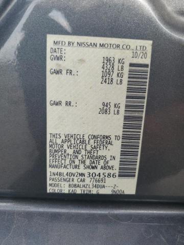 Photo 11 VIN: 1N4BL4DV2MN304586 - NISSAN ALTIMA SV 