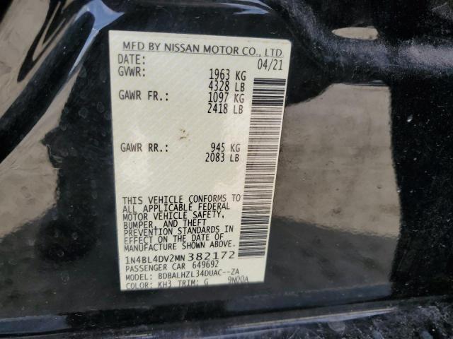 Photo 11 VIN: 1N4BL4DV2MN382172 - NISSAN ALTIMA 