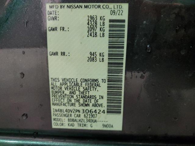 Photo 11 VIN: 1N4BL4DV2PN306424 - NISSAN ALTIMA 