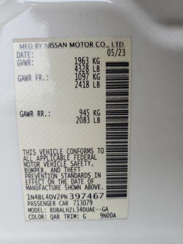 Photo 11 VIN: 1N4BL4DV2PN397467 - NISSAN ALTIMA SV 