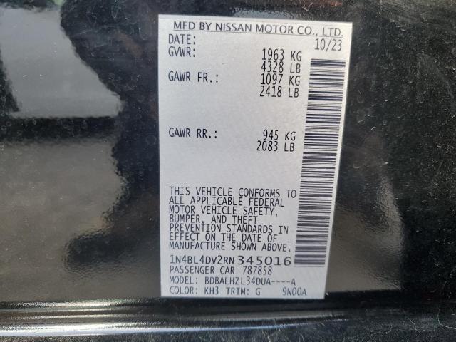 Photo 11 VIN: 1N4BL4DV2RN345016 - NISSAN ALTIMA SV 