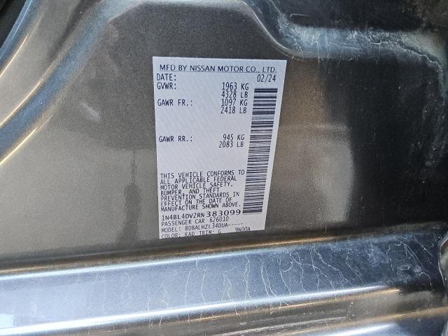 Photo 12 VIN: 1N4BL4DV2RN383099 - NISSAN ALTIMA SV 