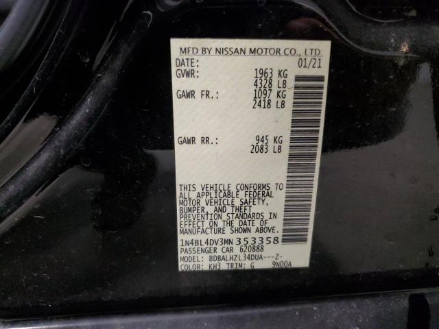 Photo 11 VIN: 1N4BL4DV3MN353358 - NISSAN ALTIMA 