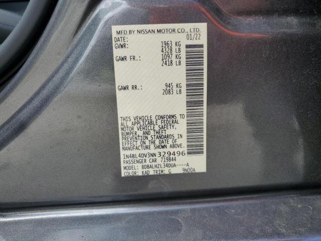 Photo 11 VIN: 1N4BL4DV3NN329496 - NISSAN ALTIMA SV 