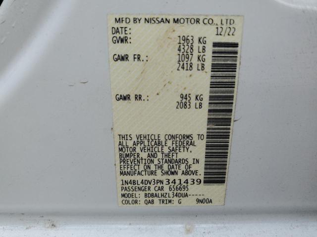 Photo 11 VIN: 1N4BL4DV3PN341439 - NISSAN ALTIMA SV 