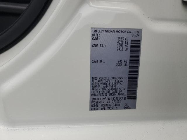 Photo 12 VIN: 1N4BL4DV3PN405978 - NISSAN ALTIMA SV 