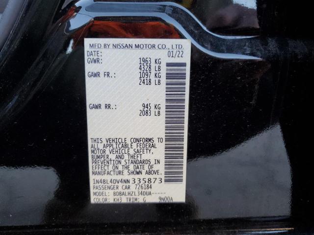 Photo 11 VIN: 1N4BL4DV4NN335873 - NISSAN ALTIMA SV 