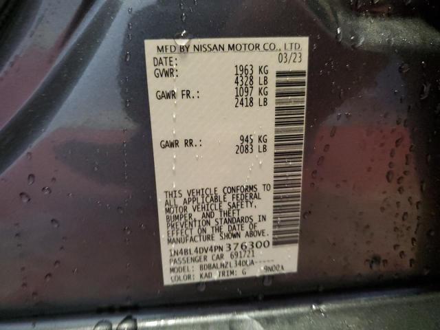 Photo 12 VIN: 1N4BL4DV4PN376300 - NISSAN ALTIMA 