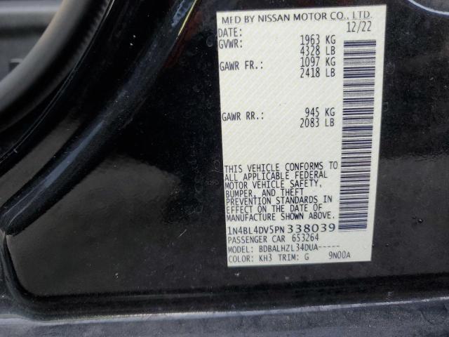 Photo 12 VIN: 1N4BL4DV5PN338039 - NISSAN ALTIMA SV 