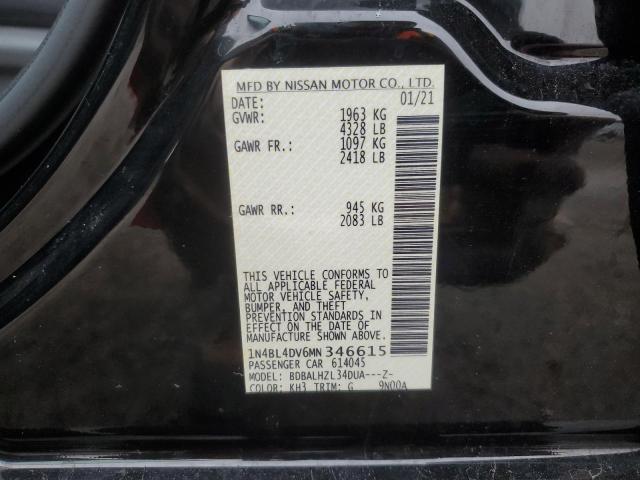 Photo 11 VIN: 1N4BL4DV6MN346615 - NISSAN ALTIMA 