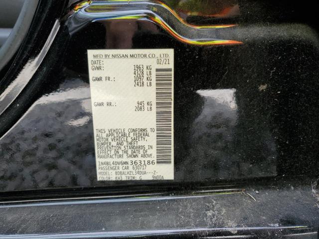 Photo 9 VIN: 1N4BL4DV6MN363186 - NISSAN ALTIMA SV 