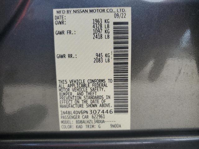 Photo 12 VIN: 1N4BL4DV6PN307446 - NISSAN ALTIMA SV 