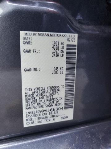 Photo 12 VIN: 1N4BL4DV6PN366304 - NISSAN ALTIMA 