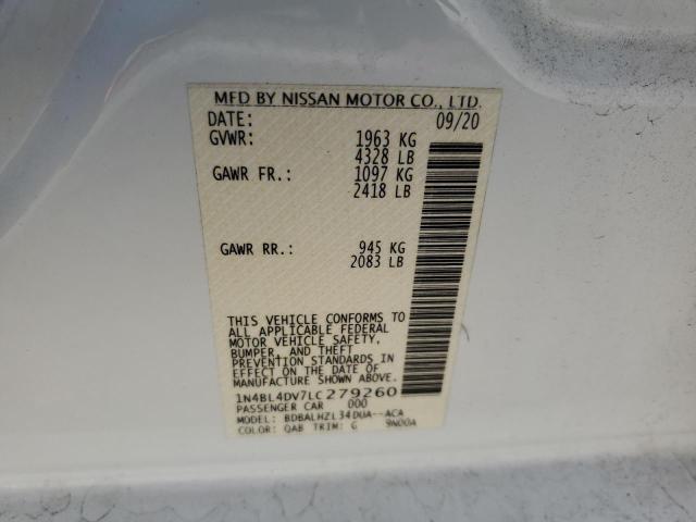 Photo 11 VIN: 1N4BL4DV7LC279260 - NISSAN ALTIMA 