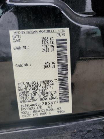 Photo 11 VIN: 1N4BL4DV7LC285477 - NISSAN ALTIMA SV 