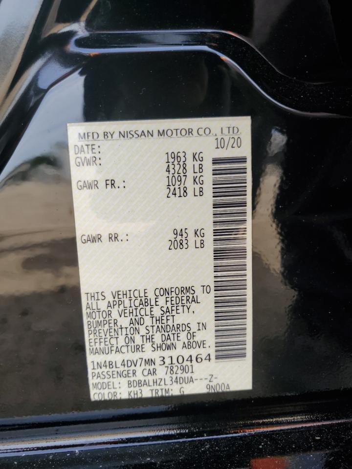 Photo 12 VIN: 1N4BL4DV7MN310464 - NISSAN ALTIMA 