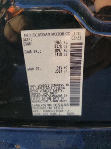 Photo 11 VIN: 1N4BL4DV7MN365688 - NISSAN ALTIMA 