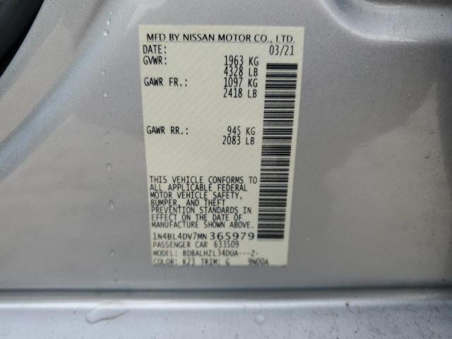 Photo 11 VIN: 1N4BL4DV7MN365979 - NISSAN ALTIMA 