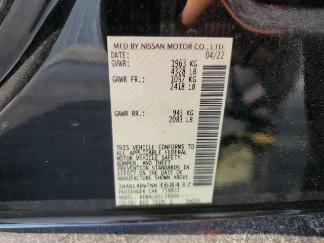 Photo 11 VIN: 1N4BL4DV7NN368432 - NISSAN ALTIMA 