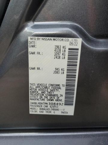 Photo 11 VIN: 1N4BL4DV7PN308492 - NISSAN ALTIMA SV 