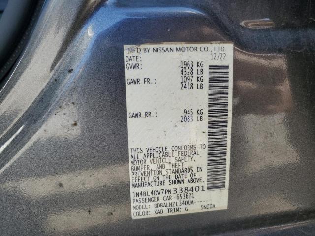 Photo 12 VIN: 1N4BL4DV7PN338401 - NISSAN ALTIMA SV 