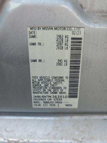 Photo 12 VIN: 1N4BL4DV7PN363010 - NISSAN ALTIMA SV 