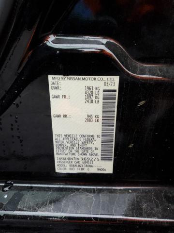 Photo 11 VIN: 1N4BL4DV7PN369275 - NISSAN ALTIMA SV 