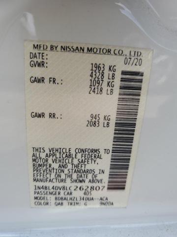 Photo 11 VIN: 1N4BL4DV8LC262807 - NISSAN ALTIMA 