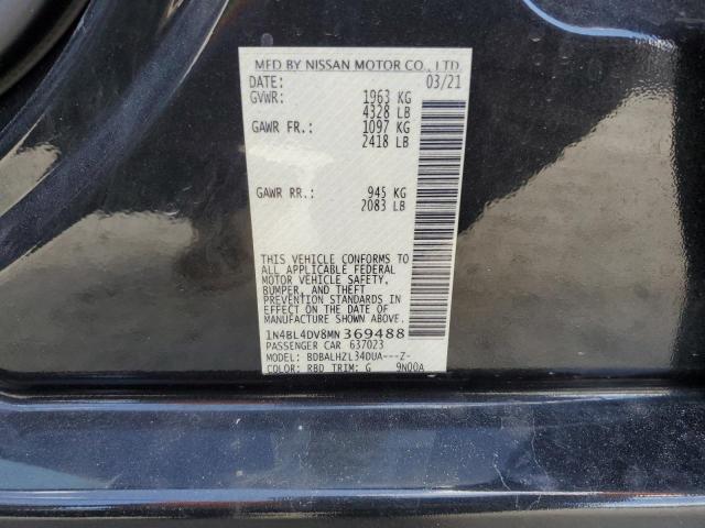 Photo 12 VIN: 1N4BL4DV8MN369488 - NISSAN ALTIMA SV 