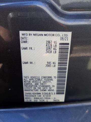 Photo 11 VIN: 1N4BL4DV8MN396853 - NISSAN ALTIMA 