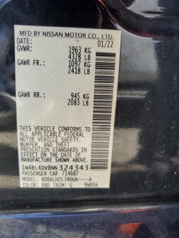 Photo 11 VIN: 1N4BL4DV8NN324343 - NISSAN ALTIMA 